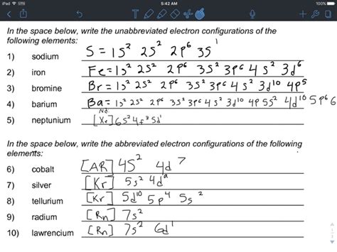 iodine unabbreviated electron configuration|unabbreviated electron configuration for barium.